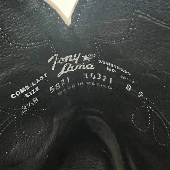 Tony Lama Cowgirl Boots - Size 81/2 - Picture 9 of 15